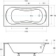 Besco Акриловая ванна Aria Plus 130x70 – картинка-10